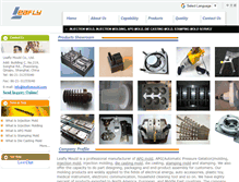 Tablet Screenshot of leaflymould.com